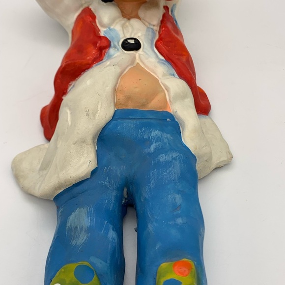 Annette Little ENESCO Imports Ceramic Hobo Clown Door Stopper/Wall/Furniture Art - Picture 12 of 16